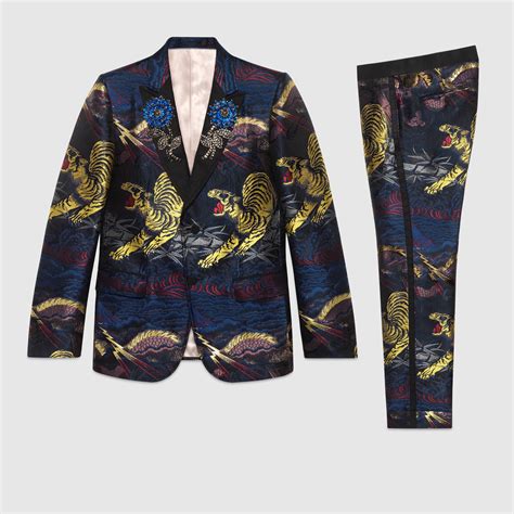 men gucci tuxedo|Gucci suit price.